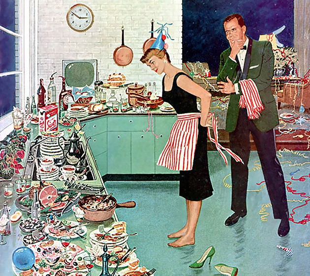 Washing dishes while wearing a party hat- variety really is the spice of life.