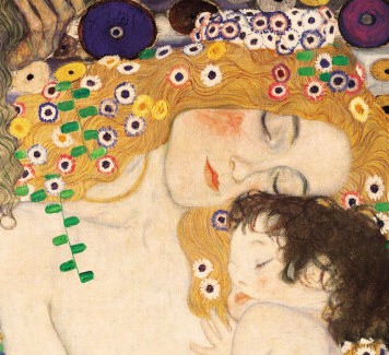 "The Three Ages of Woman", detail, Klimt.