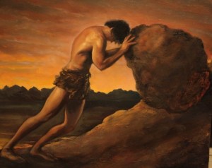 Sisyphus, artist unknown